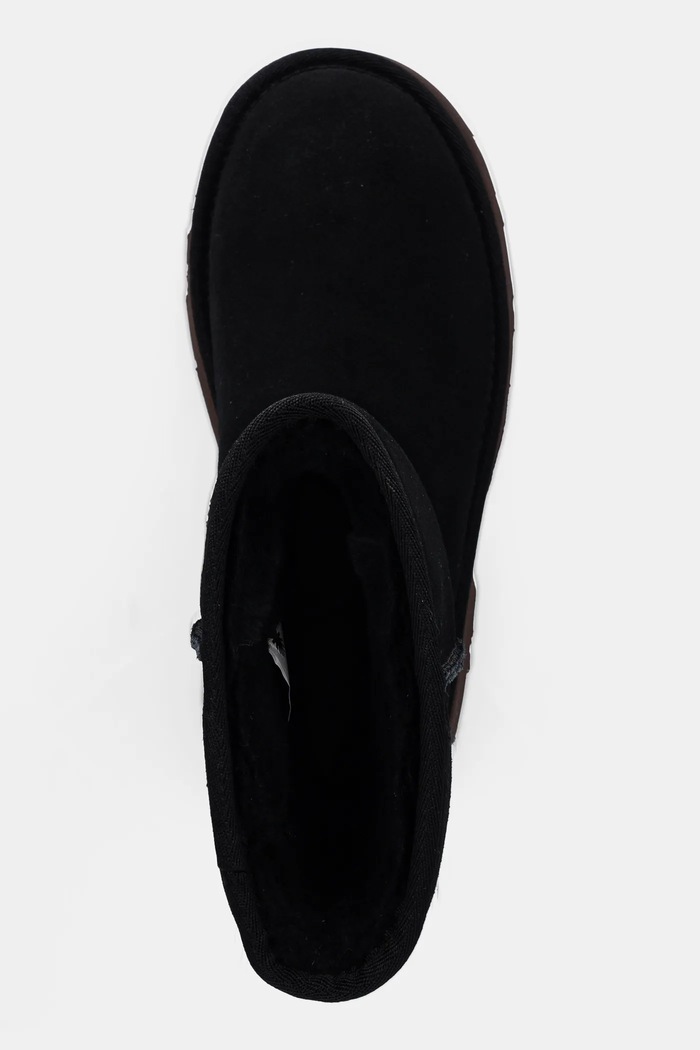 Semišové boty UGG Classic Short New Heights černá 1158310.BLK