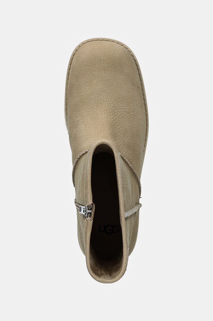 Kožené členkové topánky UGG Cityfunc Mid béžová 1163030.MDSD