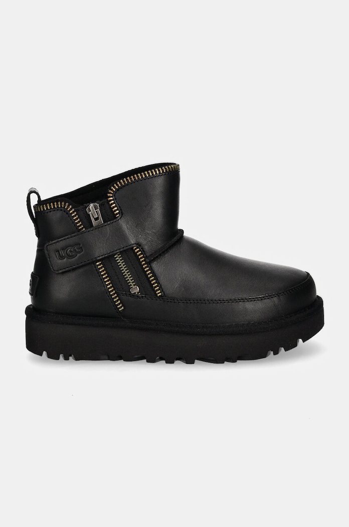 UGG cizme de iarna Classic Mini Moto Boot 1164690.BLK negru AW24