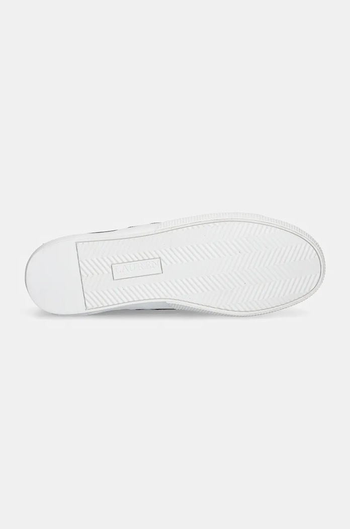 Lauren Ralph Lauren sneakersy skórzane Janson II 802775372007.200 brązowy