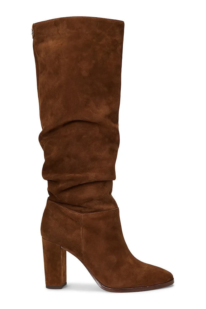 Lauren Ralph Lauren kozaki Artizan Tall słupek brązowy 802937807002.200