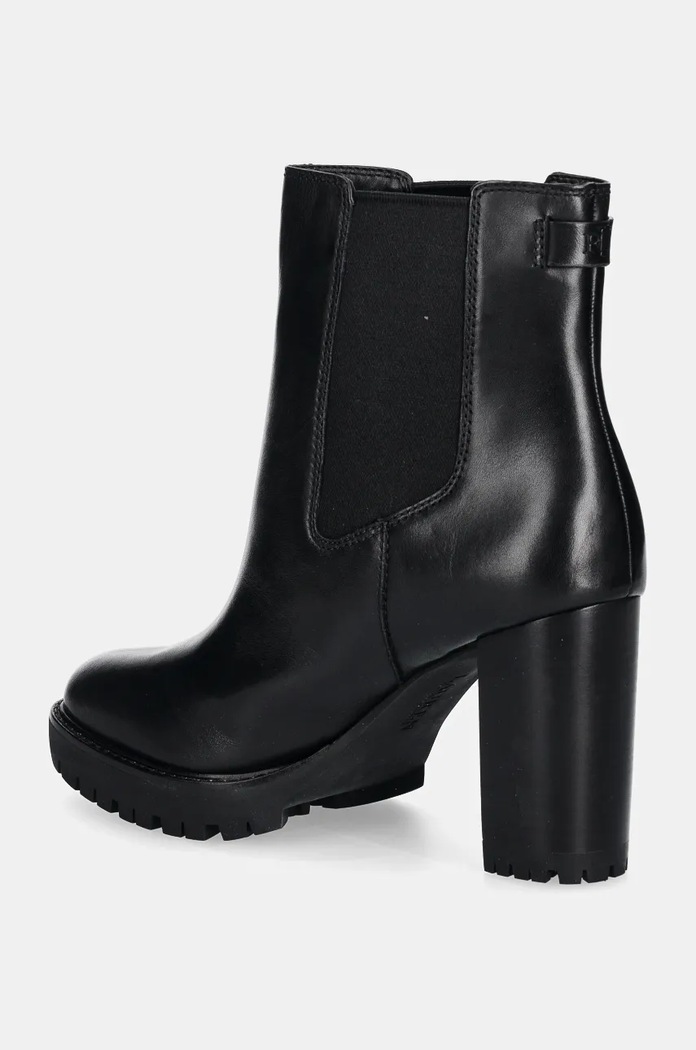 Обувки Кожени боти челси Lauren Ralph Lauren Layne 802937818001.001 черен