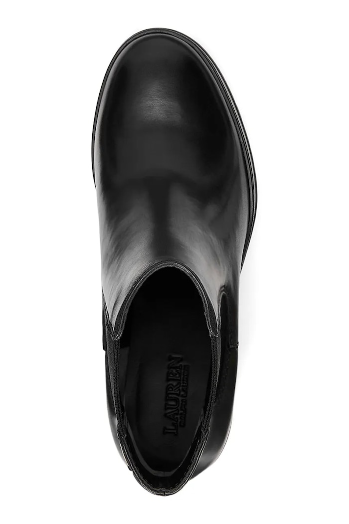 Шкіряні черевики Lauren Ralph Lauren Cailie чорний 802937825001.001