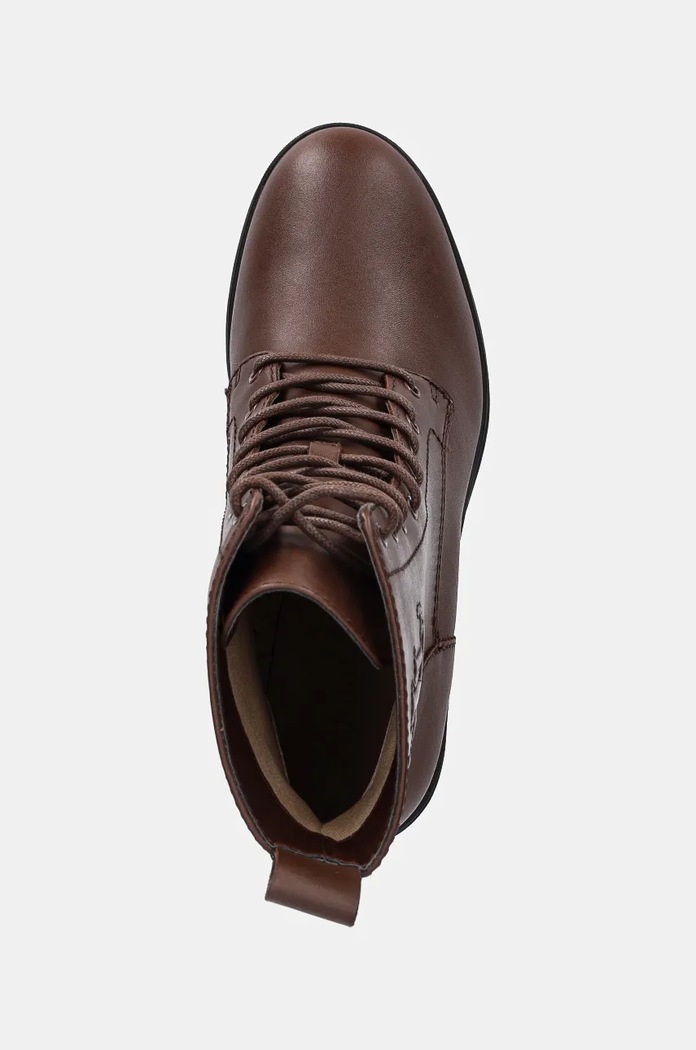 Kožené kotníkové boty Lauren Ralph Lauren Cameron hnědá 802937826002.200