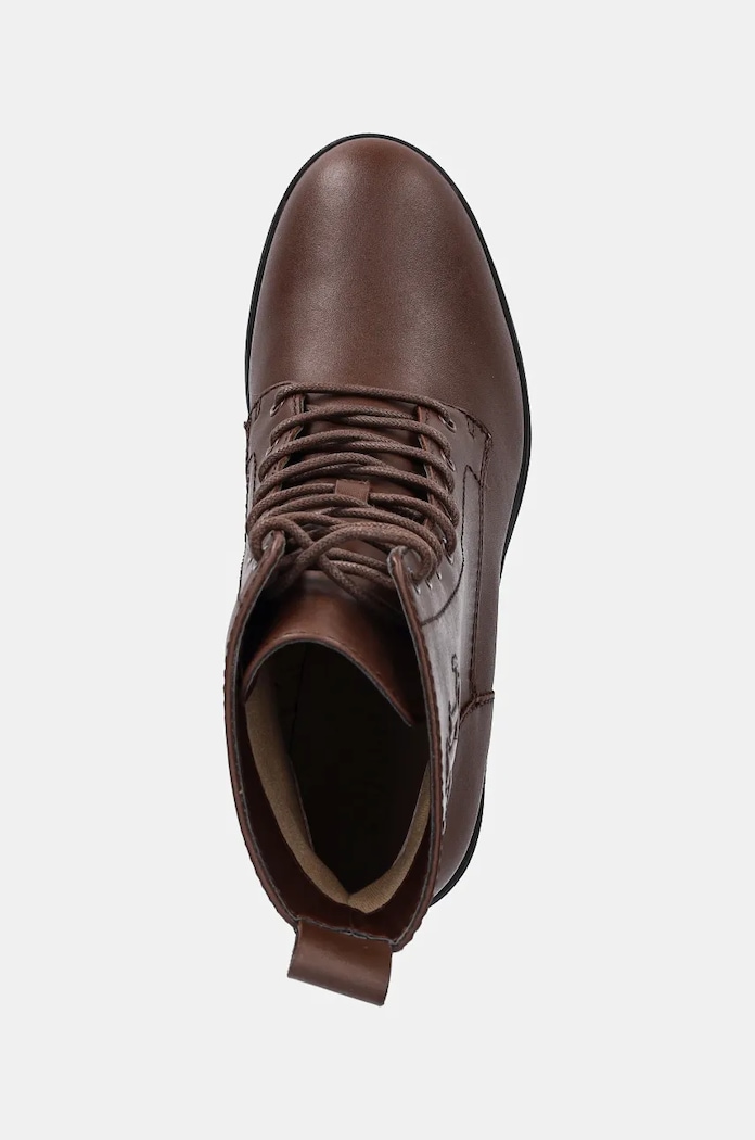 Kožené kotníkové boty Lauren Ralph Lauren Cameron hnědá 802937826002.200