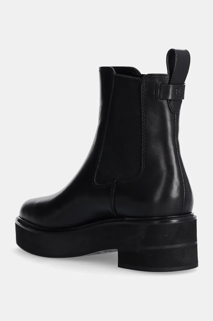 Обувки Кожени боти челси Lauren Ralph Lauren Adrianna 802945705001.001 черен