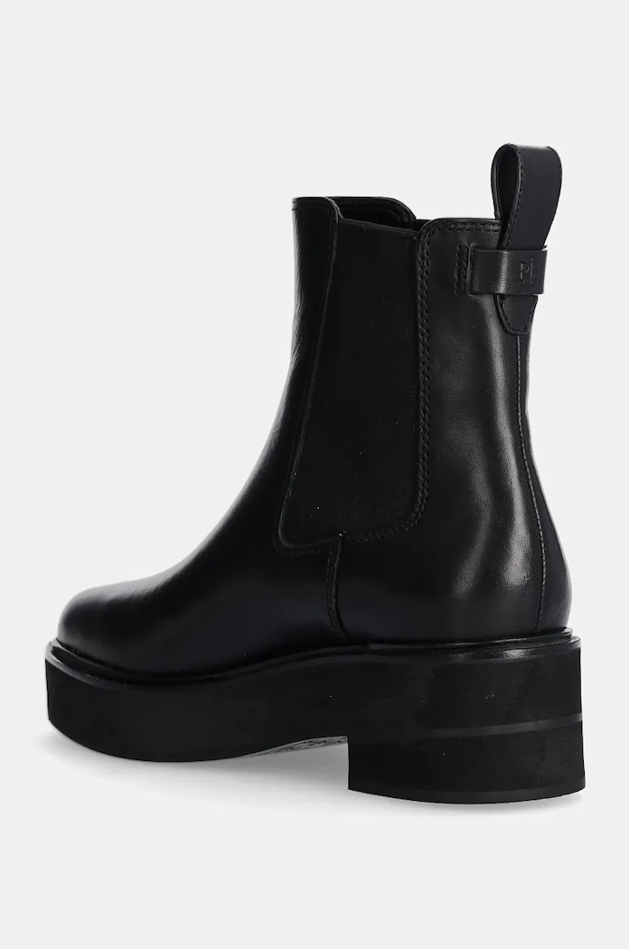 Обувки Кожени боти челси Lauren Ralph Lauren Adrianna 802945705001.001 черен
