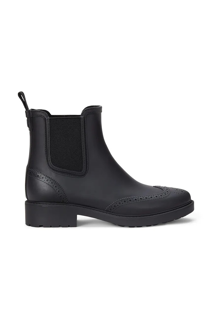 Lauren Ralph Lauren kalosze Preslie tekstylny czarny 802945876001.001