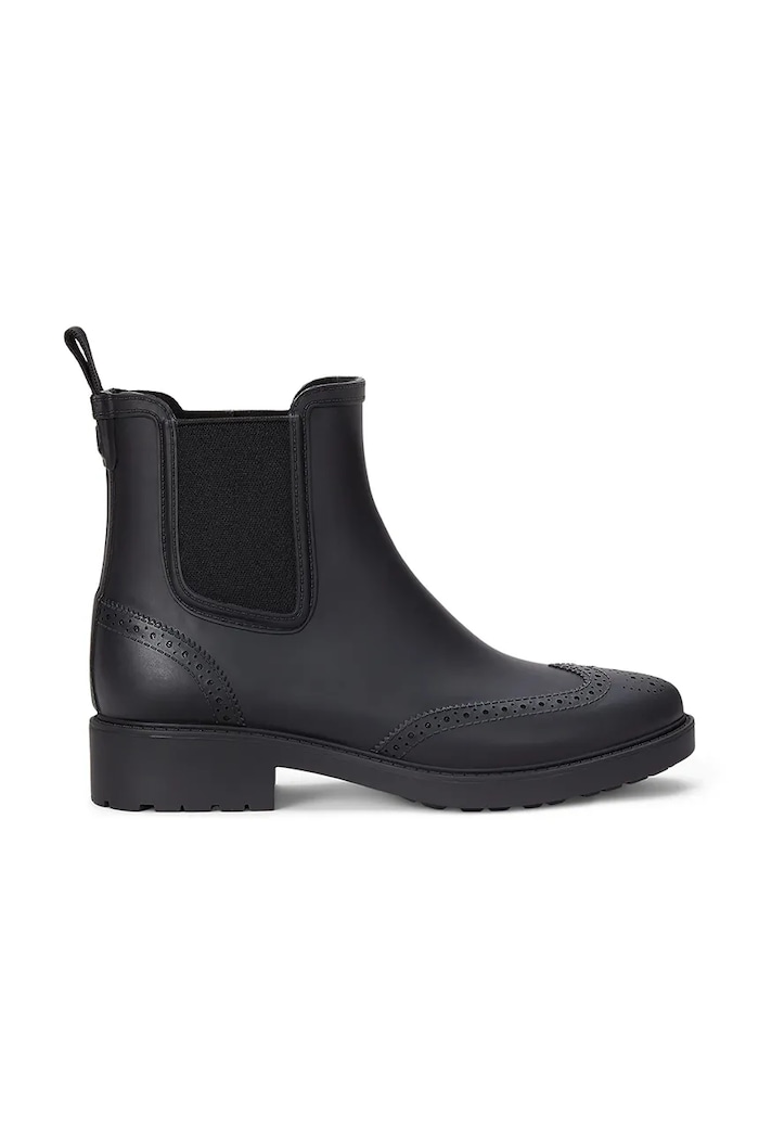 Lauren Ralph Lauren kalosze Preslie tekstylny czarny 802945876001.001