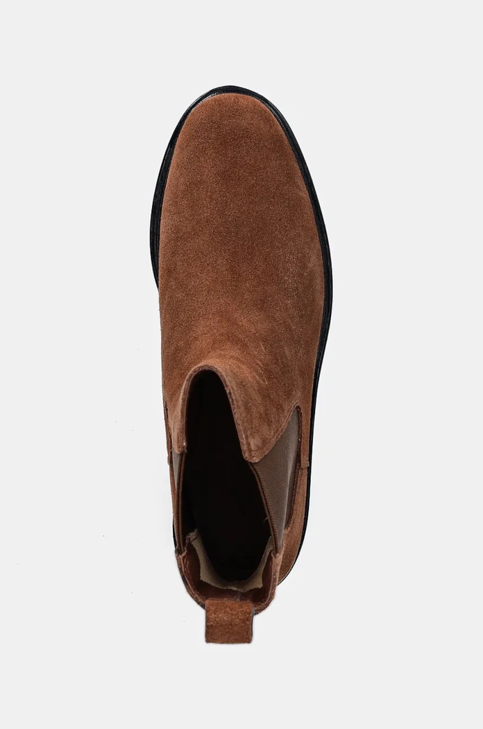 Lauren Ralph Lauren botine din piele intoarsa Adrianna maro 802951237001.200