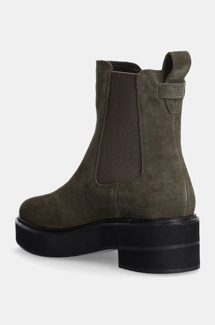 Παπούτσια Σουέτ μπότες τσέλσι Lauren Ralph Lauren Adrianna 802951237002.301 πράσινο