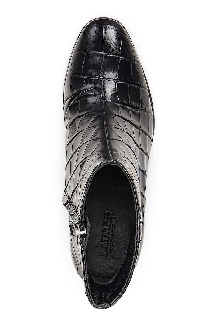 Шкіряні черевики Lauren Ralph Lauren Cassie чорний 802951301001.001