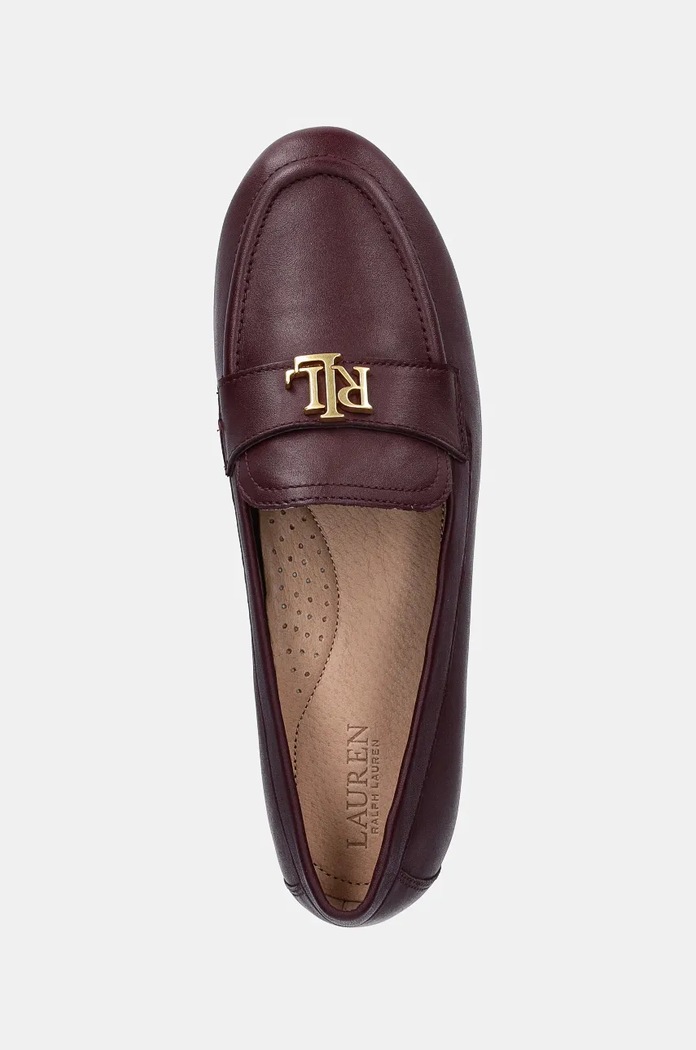 Lauren Ralph Lauren mokasyny skórzane Averi III brązowy 802951363002.600