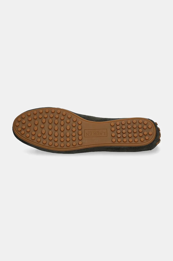 Balerinke iz semiša Lauren Ralph Lauren Jayna Driver 802951376003.301 zelena