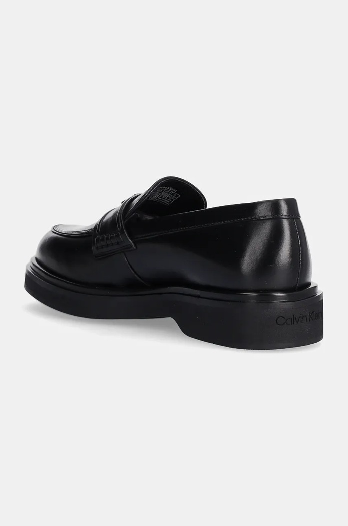 Obutev Usnjeni mokasini Calvin Klein LOAFER W/HW LTH HW0HW02182 črna