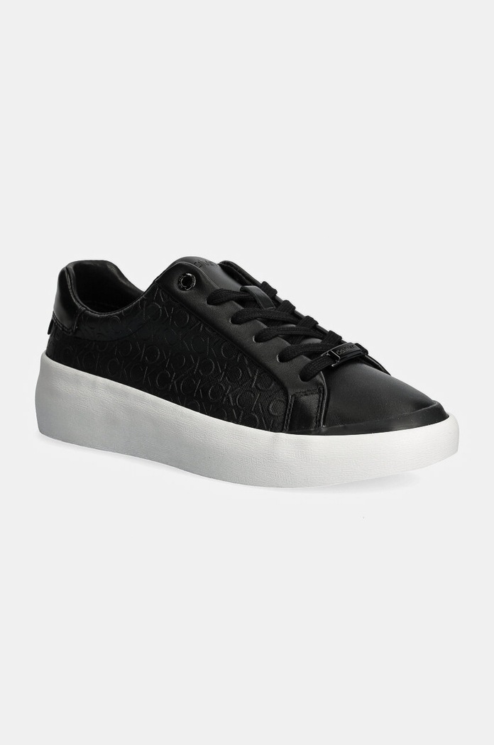 Calvin Klein sneakersy VULC LACE UP MONO MIX syntetyczny czarny HW0HW02212