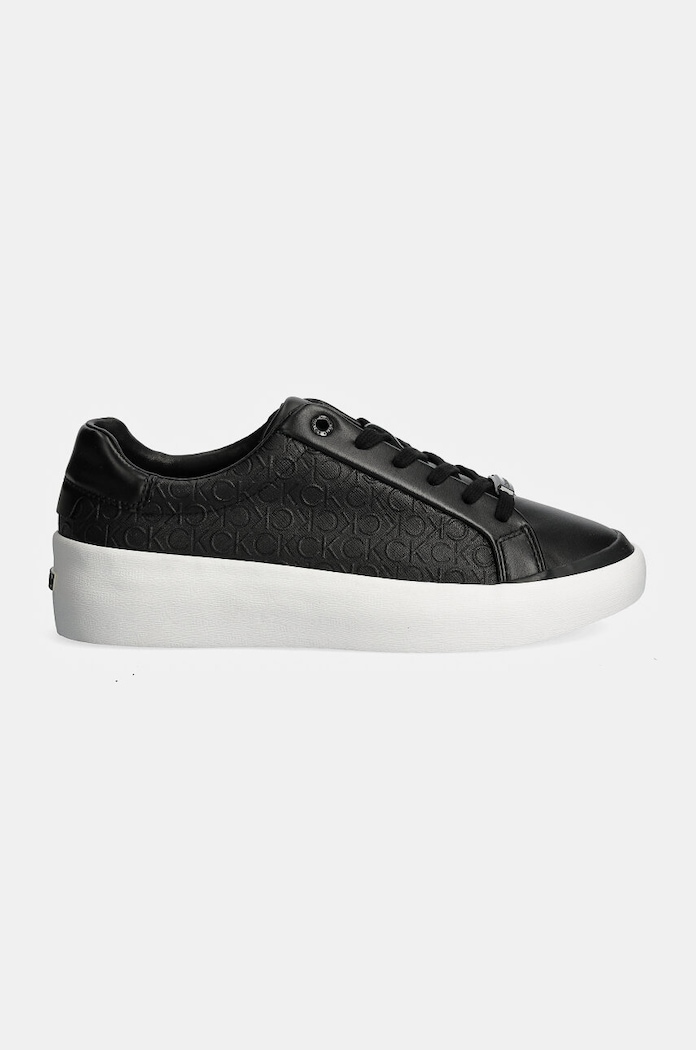 Calvin Klein sneakersy VULC LACE UP MONO MIX HW0HW02212 czarny AW24