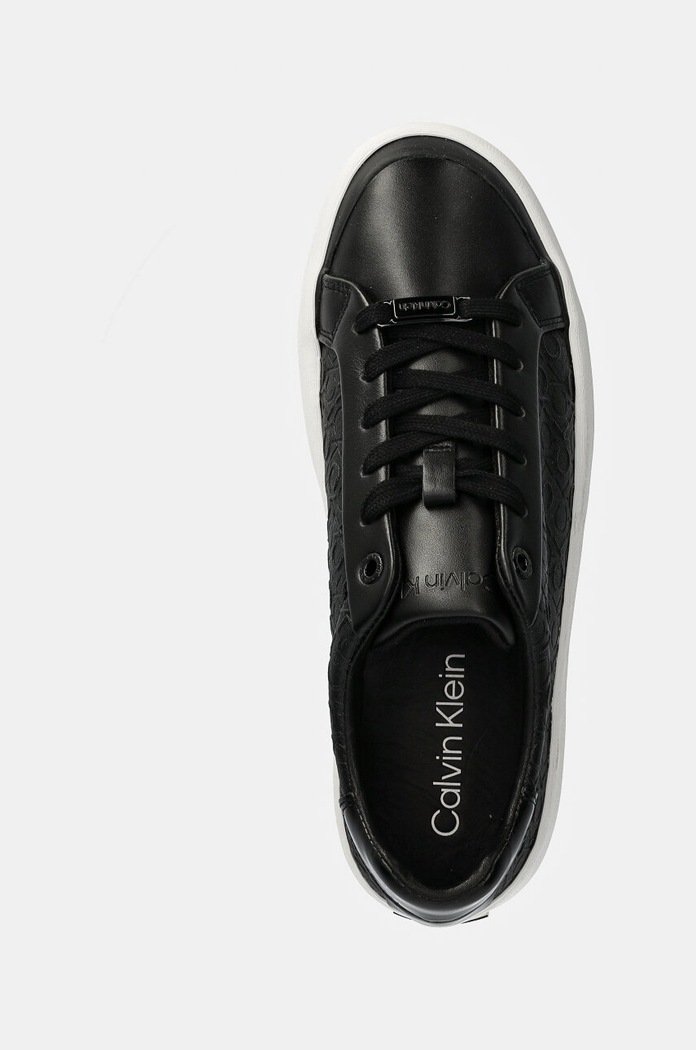Calvin Klein sneakersy VULC LACE UP MONO MIX czarny HW0HW02212
