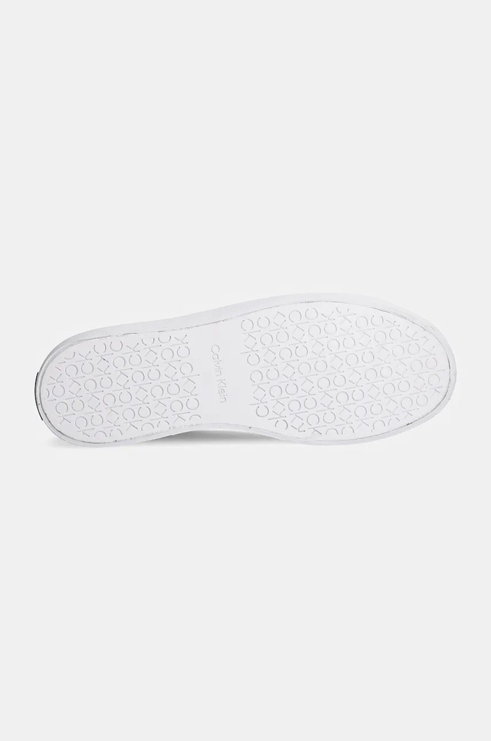 Calvin Klein sneakers din piele VULC LACE UP LTH HW0HW02214 negru
