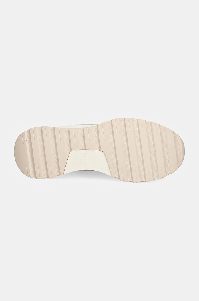 Calvin Klein sneakersy RUNNER LACE UP MESH MIX HW0HW02221 beżowy