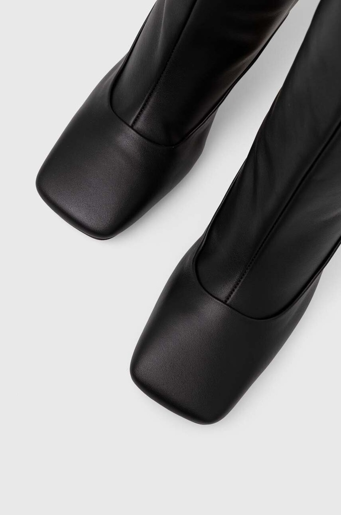 JW Anderson kozaki skórzane Chain Heel ANW43020A.999 czarny