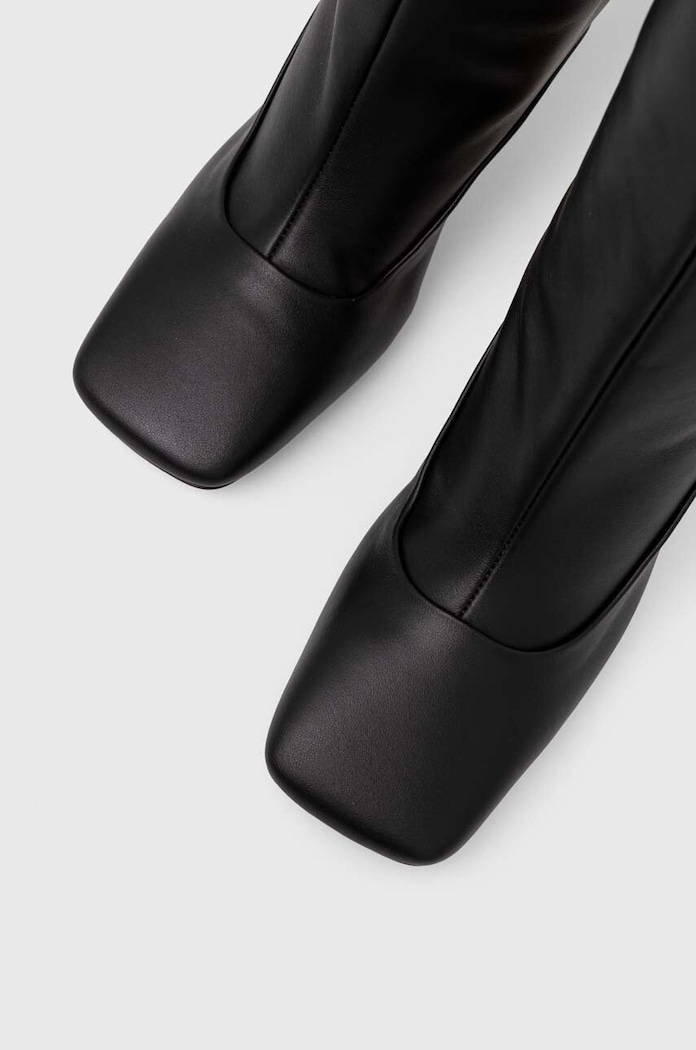 JW Anderson kozaki skórzane Chain Heel ANW43020A.999 czarny