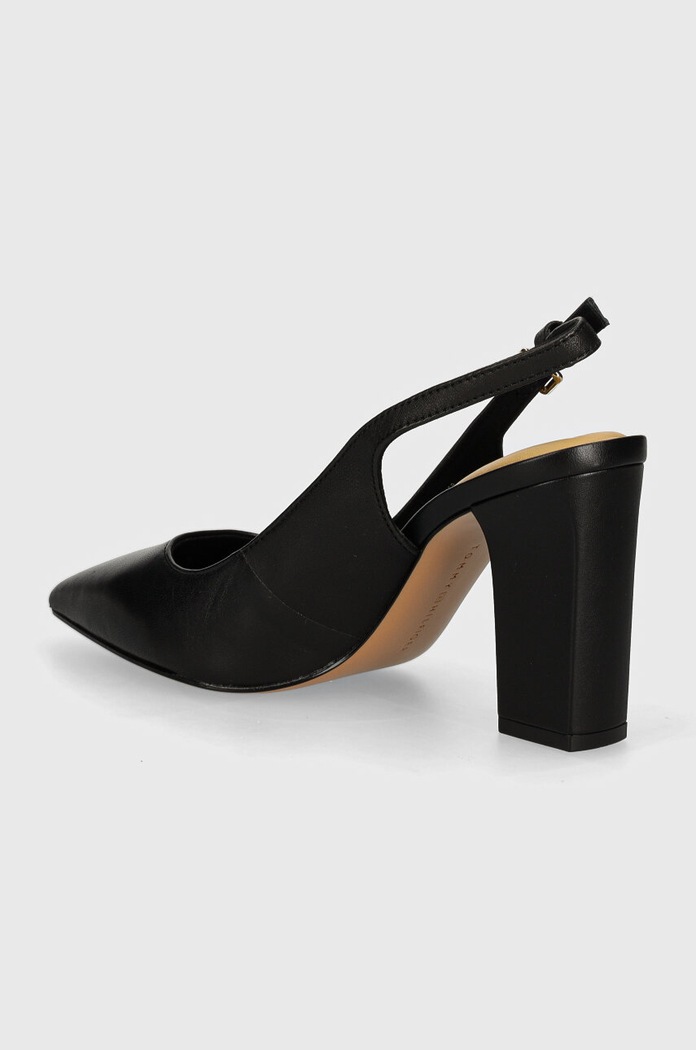 Obuća Kožne salonke Tommy Hilfiger TH BLOCK HIGH HEEL PUMP FW0FW08289 crna