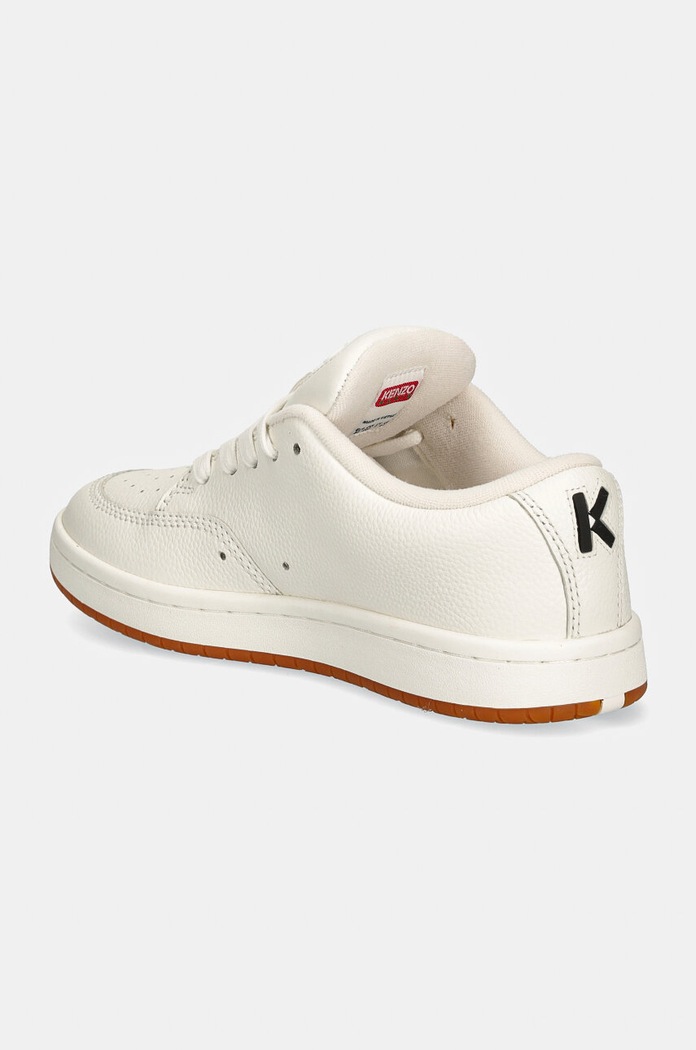 Scarpe Kenzo sneakers in pelle Dome Low Top Sneakers FD62SN061L53.02 bianco