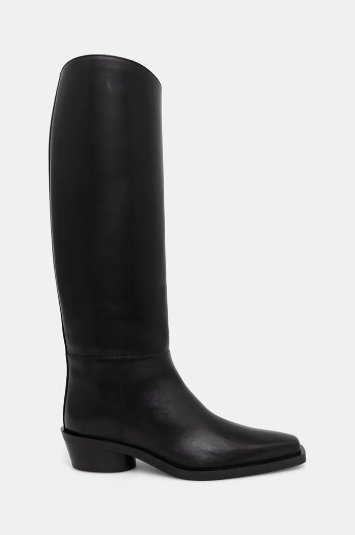 Δερμάτινες μπότες Proenza Schouler Bronco PS41031A.999 μαύρο AW24