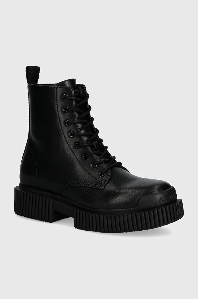 Armani Exchange stivaletti alla caviglia tessile nero XDN031.XV875.00002