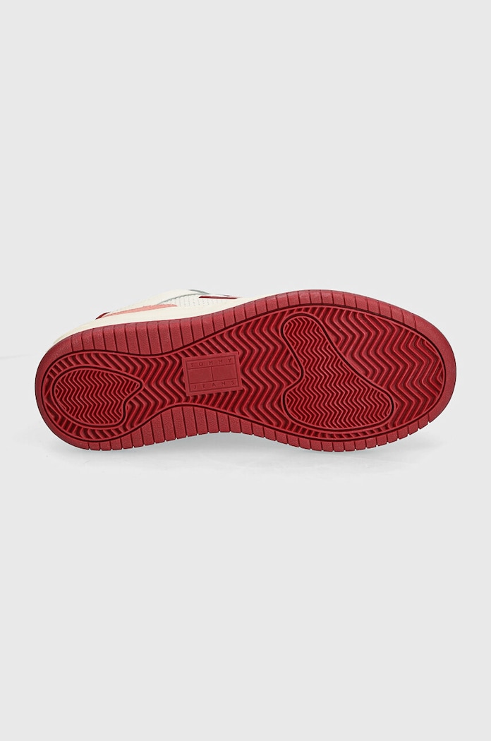 Sneakers boty Tommy Jeans TJW RETRO BASKET FLATFORM MIX Tommy Jeans růžová EN0EN02654