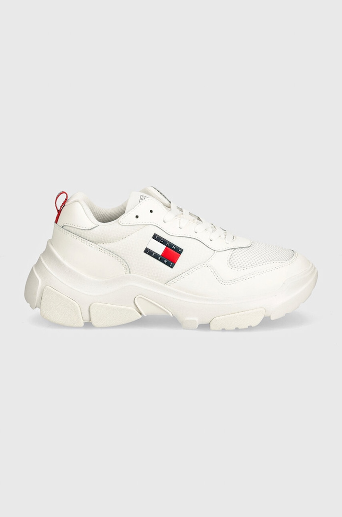 Sneakers boty Tommy Jeans TJW LIGHTWEIGHT HYBRID RUNNER EN0EN02580 bílá AW24