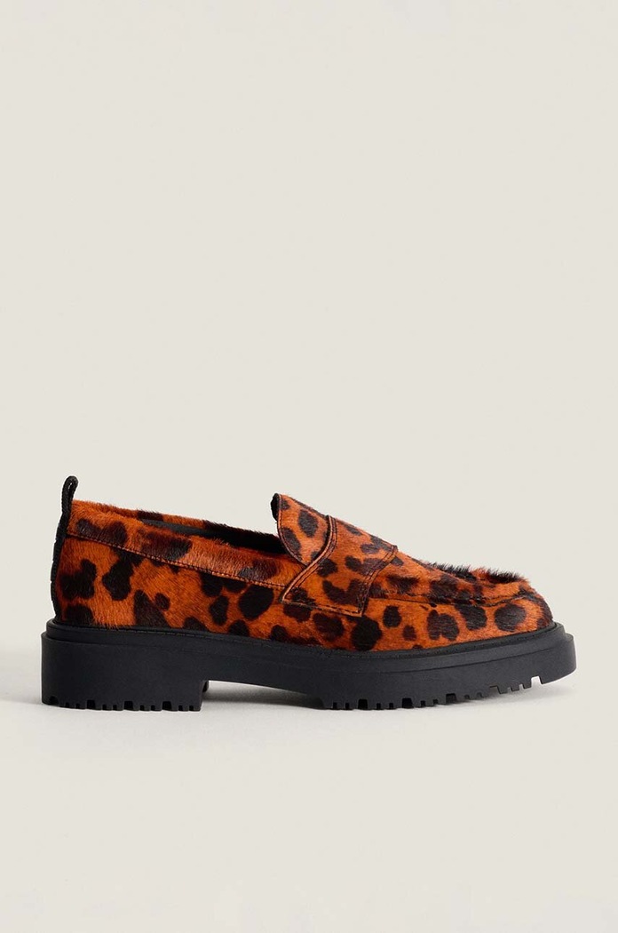 Kožené mokasíny Hoff LEOPARD NARANJA přírodní kůže oranžová 22428001