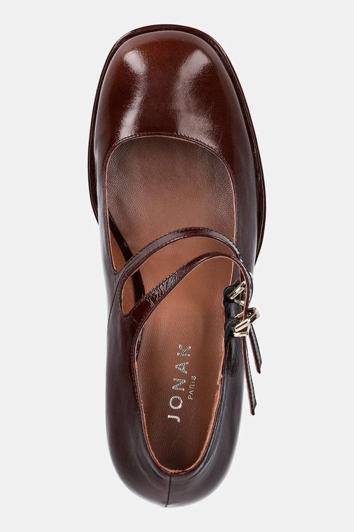Jonak pantofi de piele VERITE maro 3200422