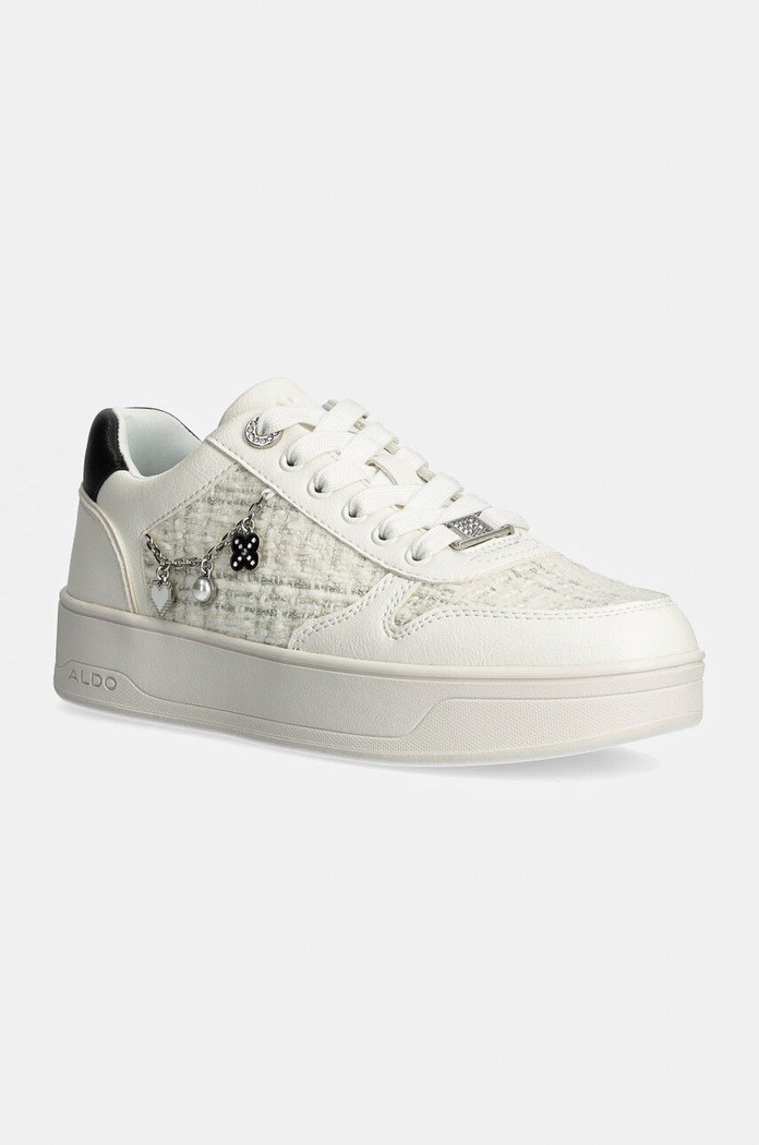 Sneakers boty Aldo MARISETTE imitace kůže bílá 13812526.MARISETTE