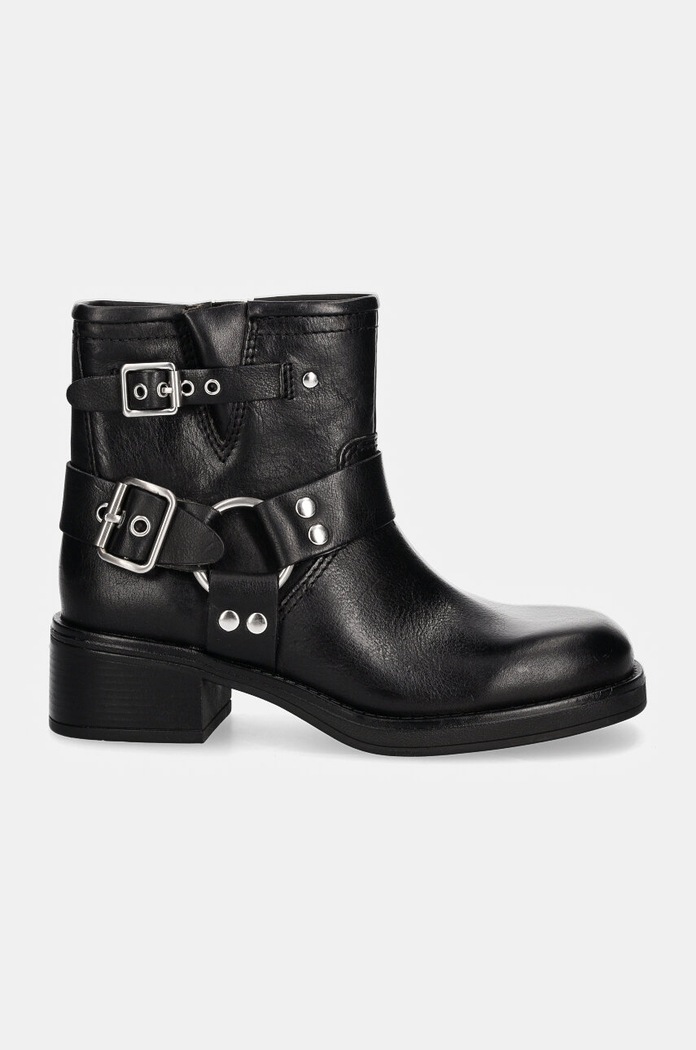 Usnjeni gležnarji Aldo THRILL 13800050.THRILL črna AW24