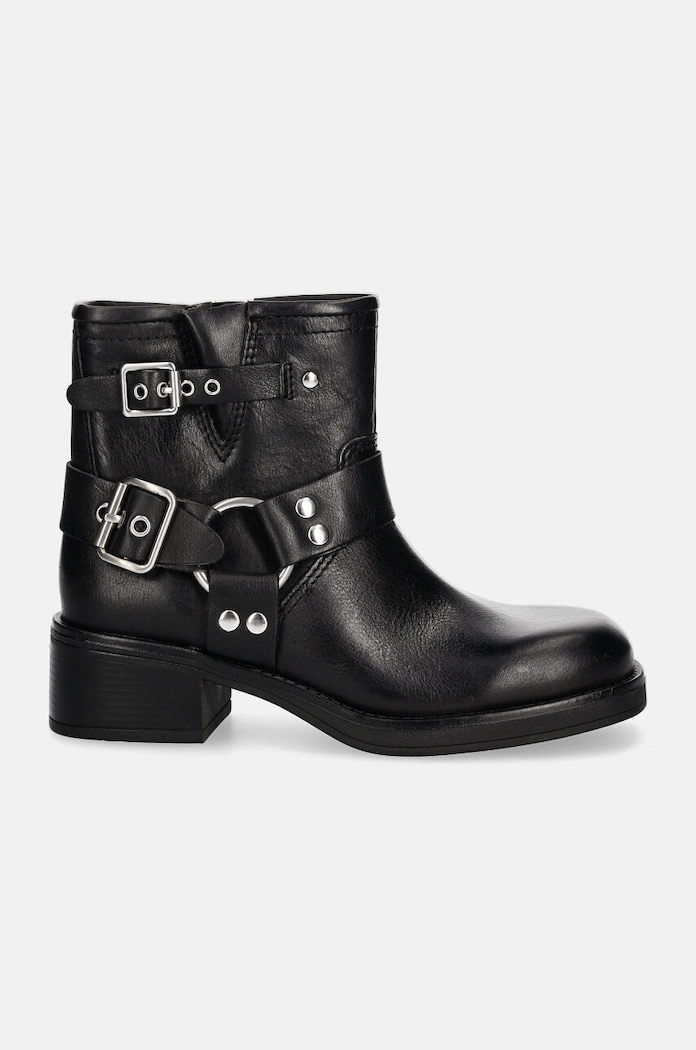 Usnjeni gležnarji Aldo THRILL 13800050.THRILL črna AW24