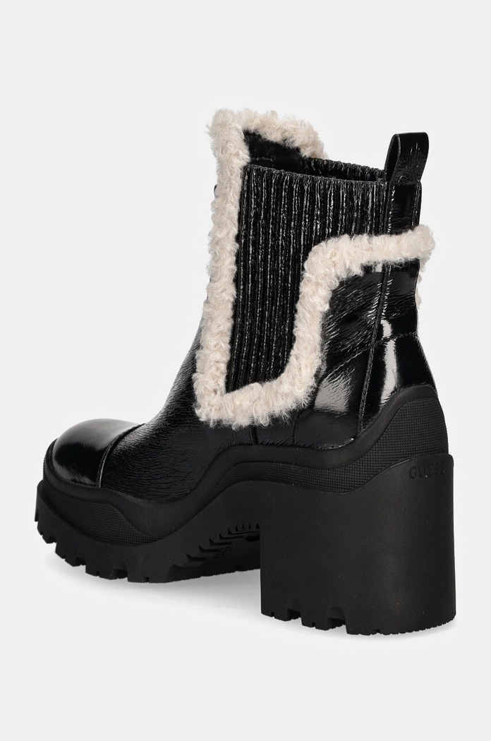 Obuv Topánky chelsea Guess YVETTE2 FLFIV2.PAF10.BLACK čierna