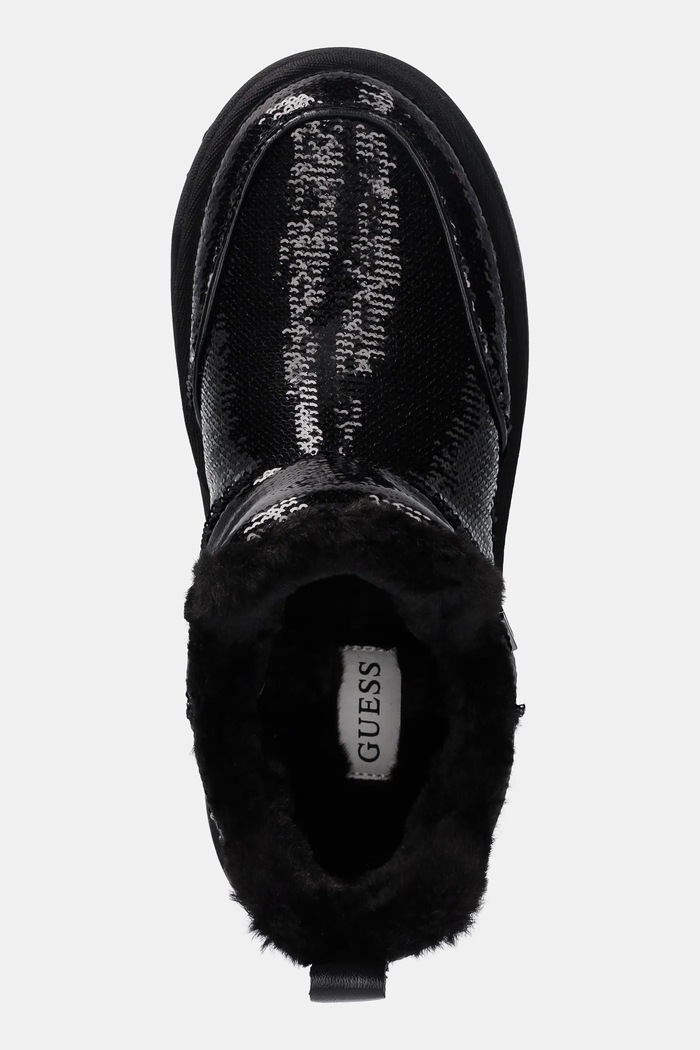 Sněhule Guess UNIEA černá FLFUNE.FAM10.BLACK
