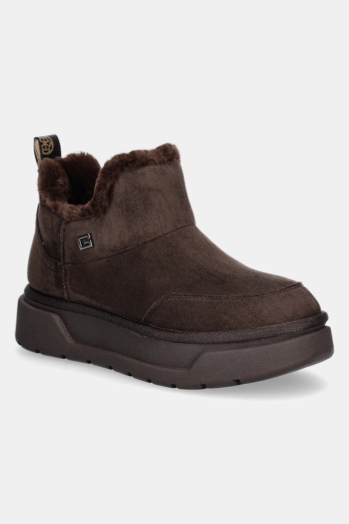 Sněhule Guess UNIE textilní hnědá FLFUNN.ESU10.BROWN
