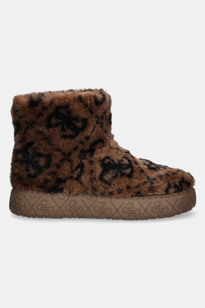 Sněhule Guess UNITED FLFUTD.FUR10.BEIBL hnědá AW24