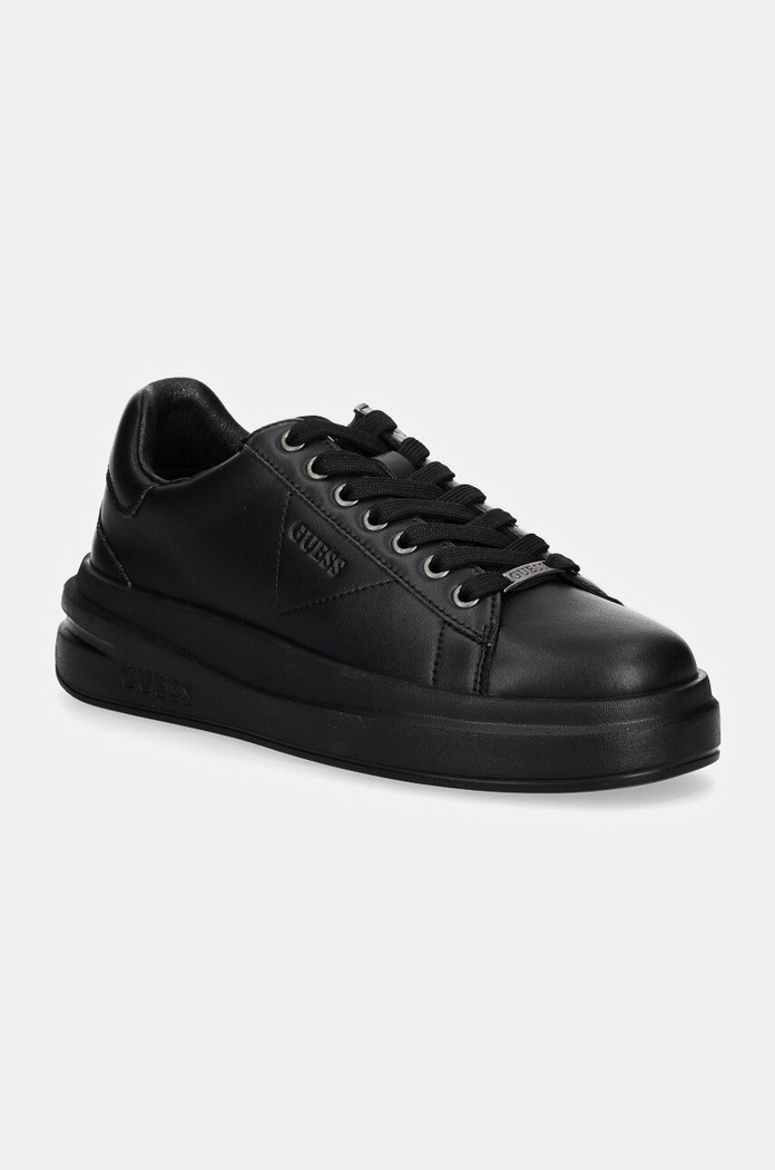 Tenisky Guess ELBINA imitace kůže černá FLFELB.LEA12.BLACK