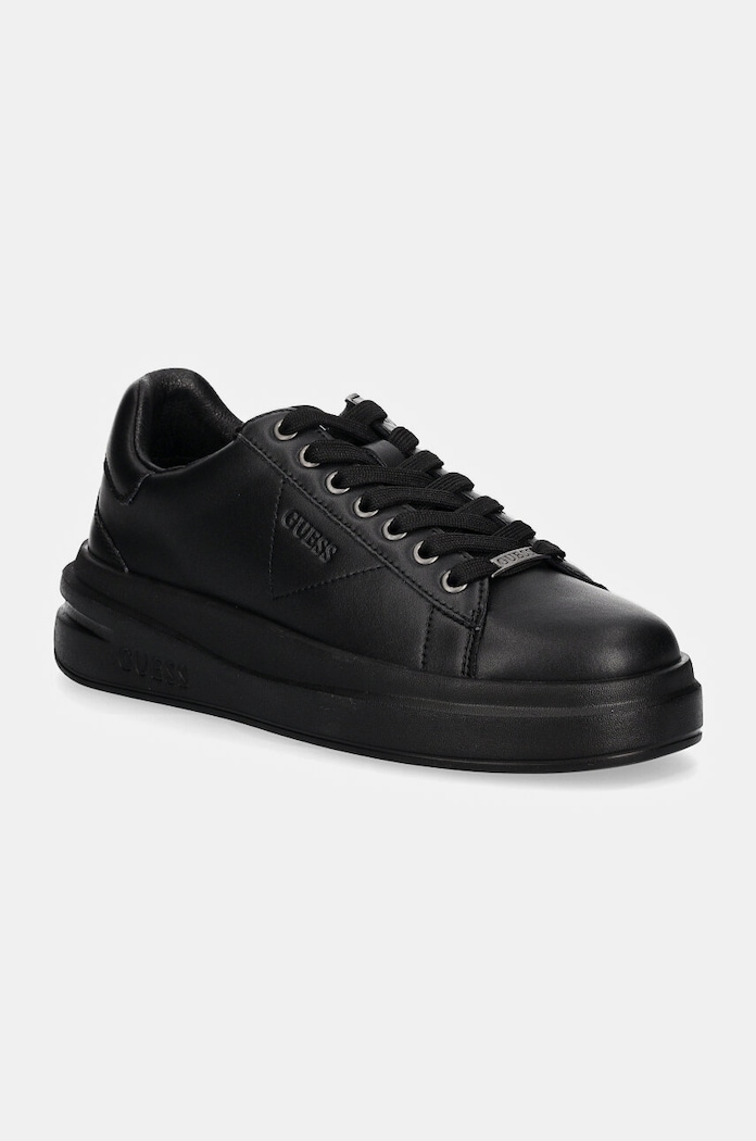 Tenisky Guess ELBINA imitace kůže černá FLFELB.LEA12.BLACK