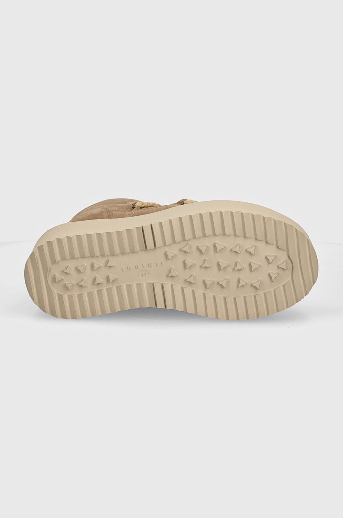Semišové sněhule Inuikii Classic Low Platform 1001.006.0012.250.Beige béžová