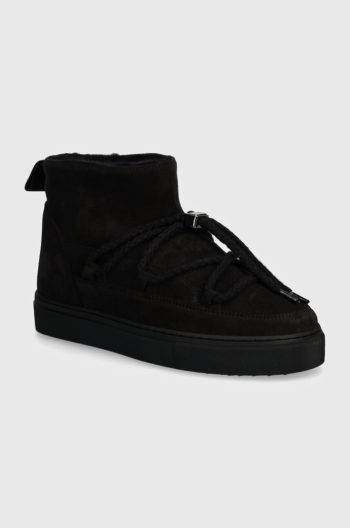 Semišové sněhule Inuikii Classic Low zateplené černá 1001.001.0092.000