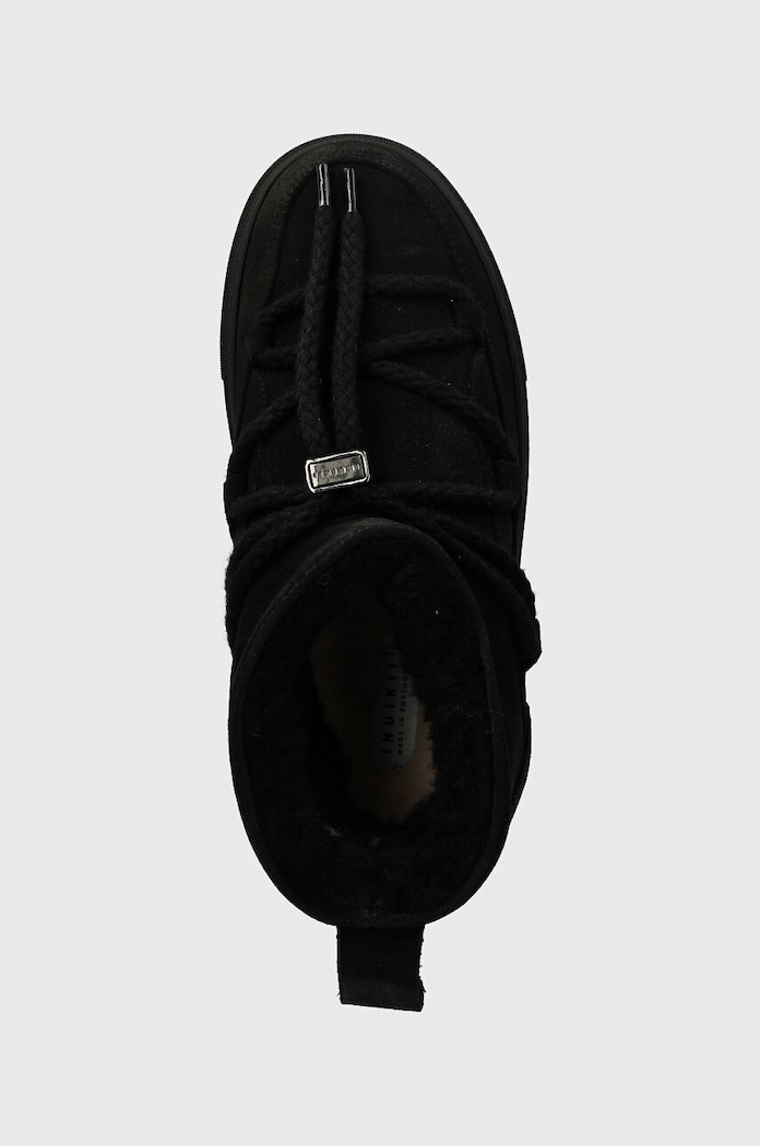 Semišové sněhule Inuikii Classic Low černá 1001.001.0092.000