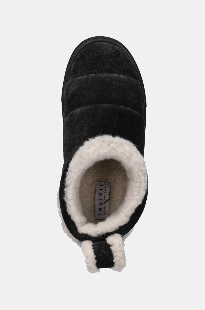 Велурени апрески Inuikii Shearling Slipin черен 75202.010.Black