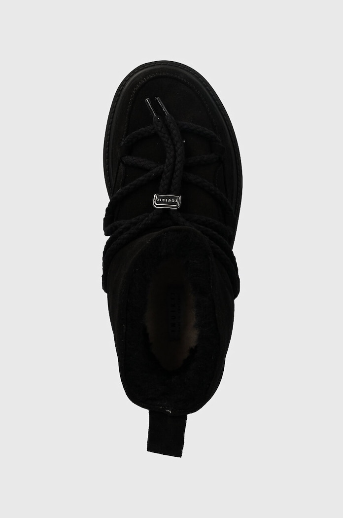 Semišové sněhule Inuikii Classic Low Platform černá 1001.006.0012.000.Black