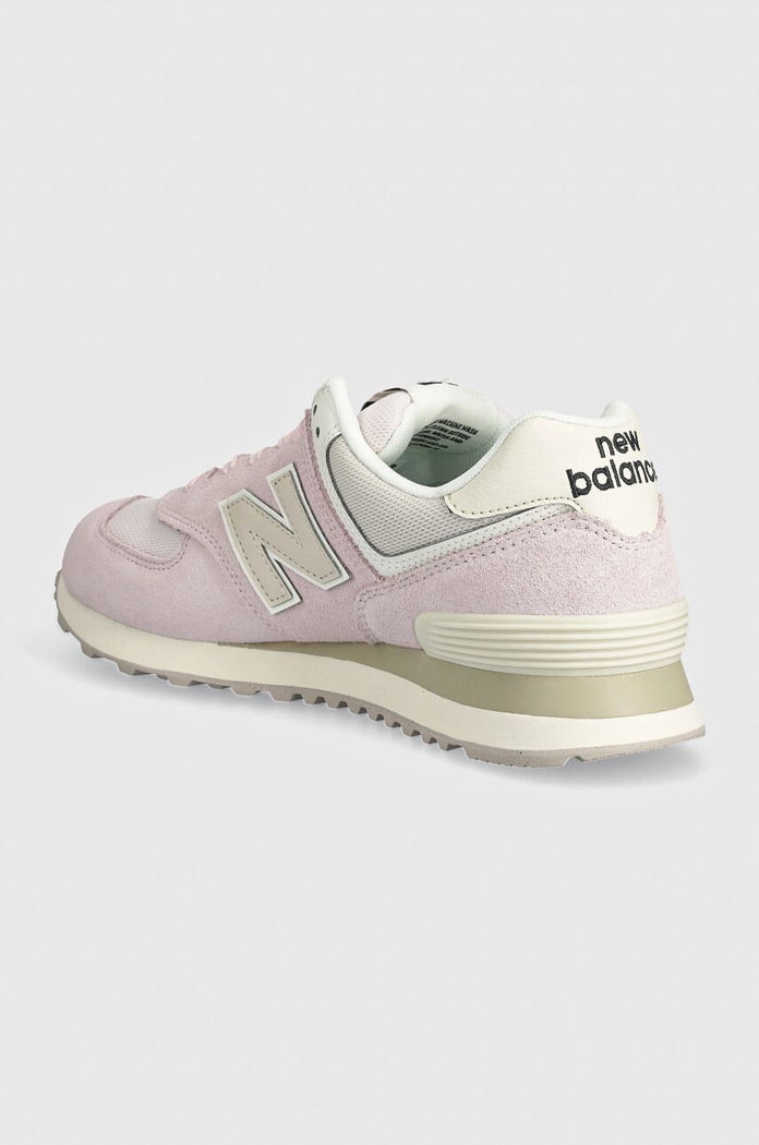 Boty Semišové tenisky New Balance 574 WL574DL2 růžová