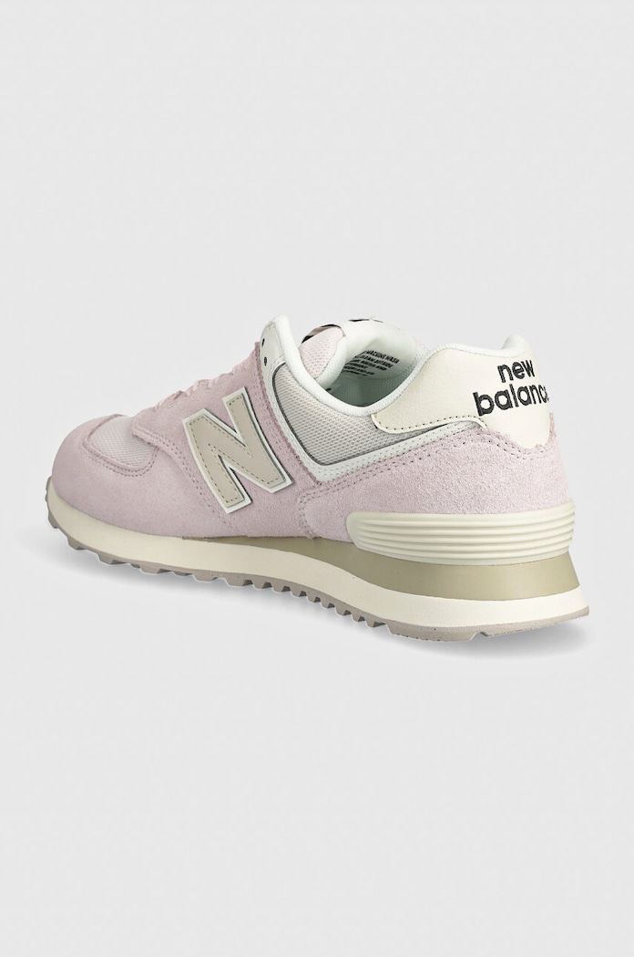 Boty Semišové tenisky New Balance 574 WL574DL2 růžová